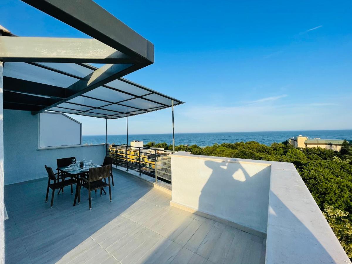 Sea Тerrace Aquamarine Apartman Aranyhomok Kültér fotó