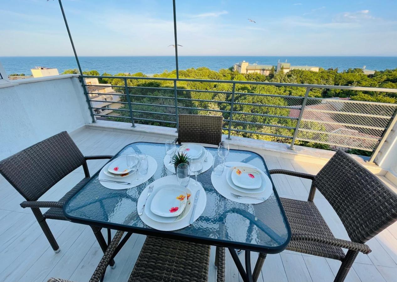 Sea Тerrace Aquamarine Apartman Aranyhomok Kültér fotó
